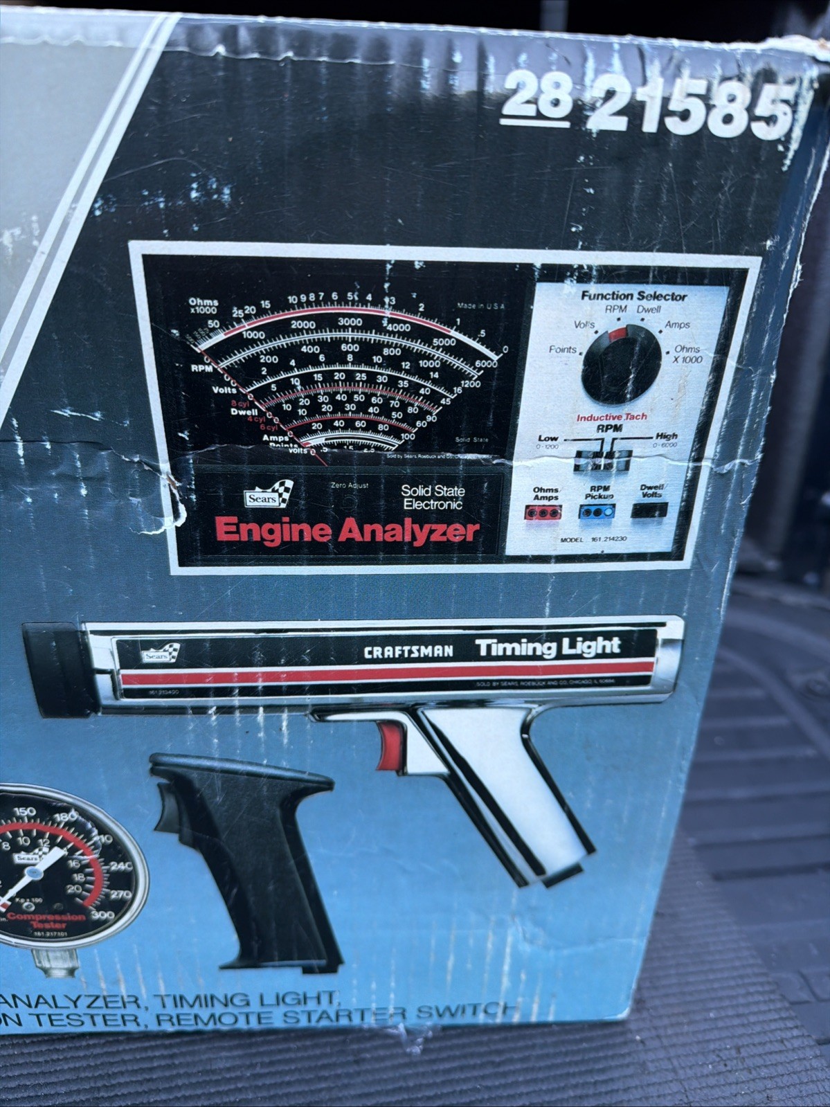 Holy Grail Sears Craftsman USA Automotive Analyzing Kit 21585 Analyzer Timing Lt