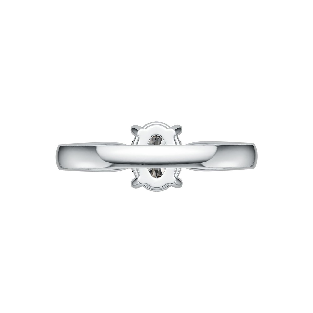 Sterling Silver Semi Mount Ring Setting Oval OV 8X6mm Solitaire