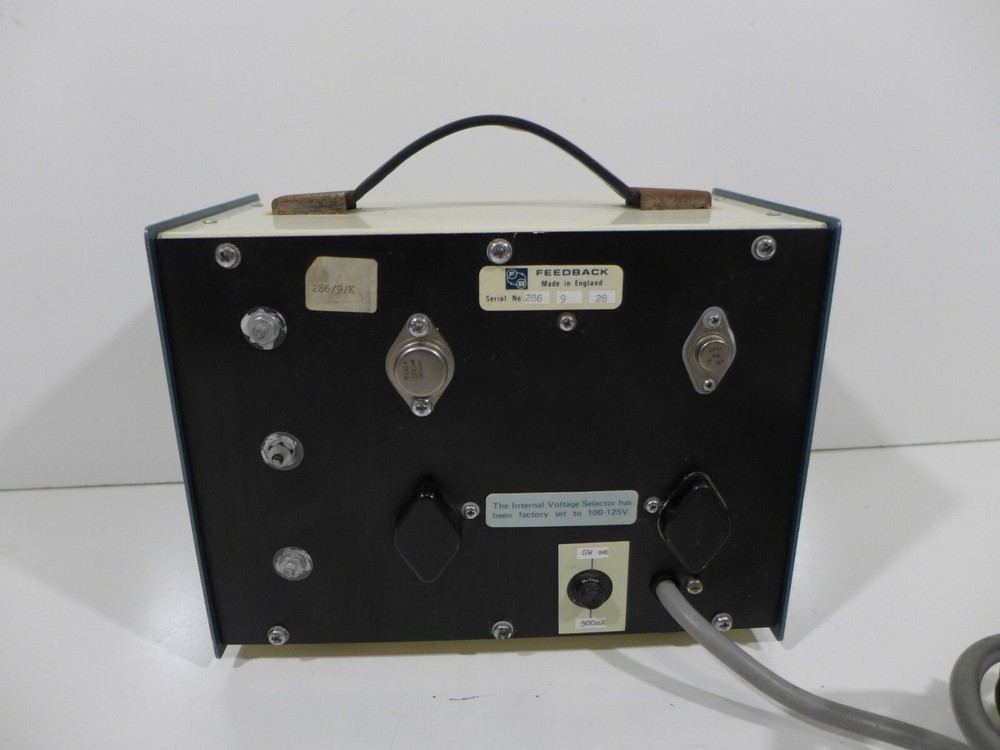 Feedback Teknikit Consolette TK286 Variable DC Transfer Machine Powers On