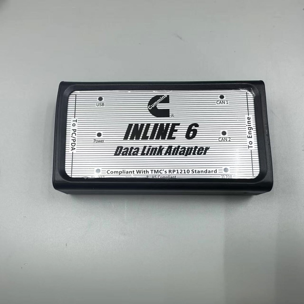 US Inline6 Data Link Adapter Heavy Duty Scanner insite v8.7 For Cummins Engine