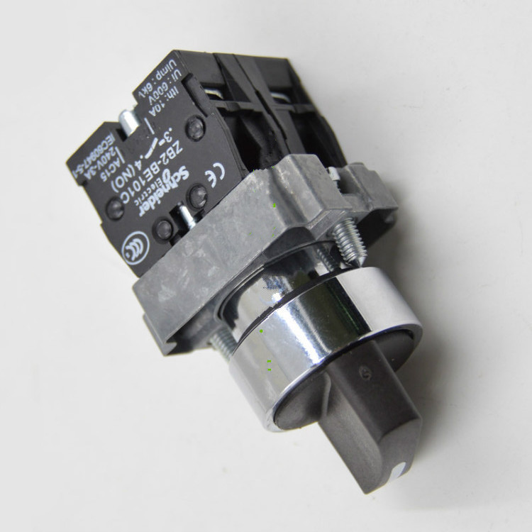 1pc New Schneider three-position selector switch XB2-BD73C 2NO