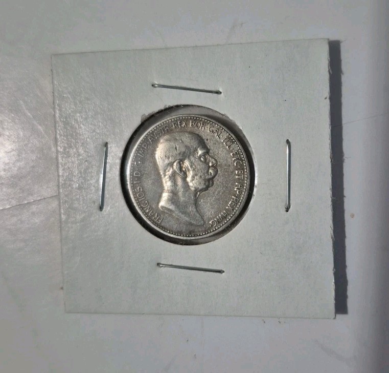 AUSTRIA / SILVER 1 CORONA 2./ JUBILEE 1848-1908