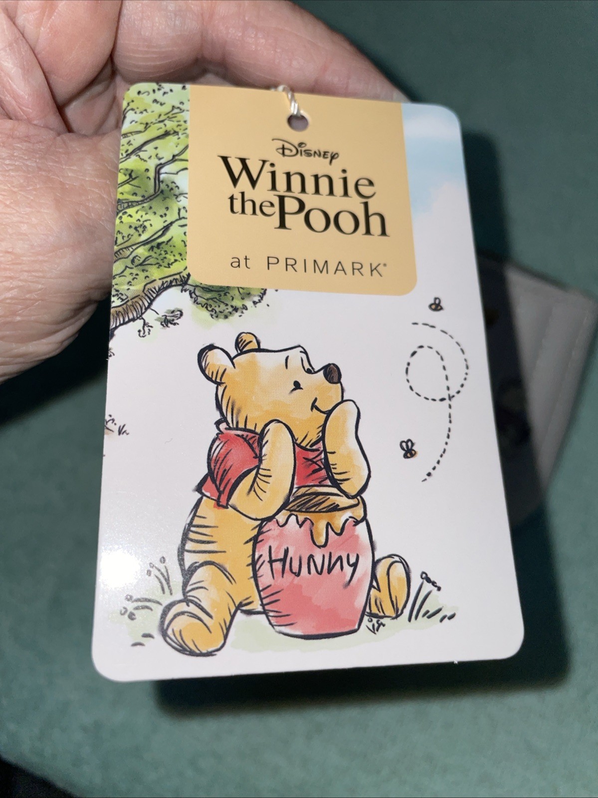 Primark Disney Winnie The Pooh Quilted Coin Purse New With Tags