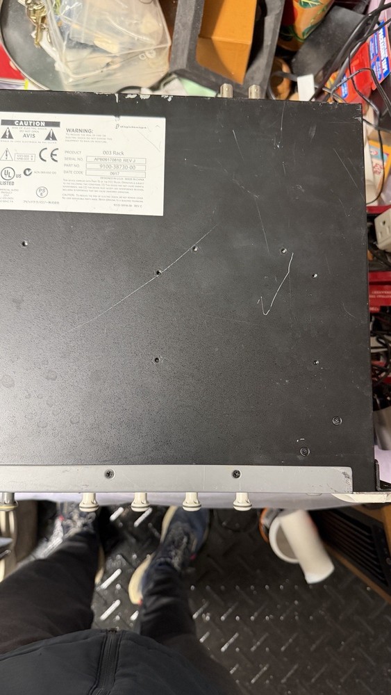 Digidesign 003 Rack Audio Interface Pro Tools FireWire Tested