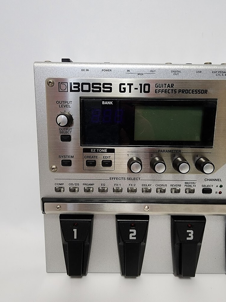 Boss GT-10 Guitar Multi Effects Floor Processor Pedal Board