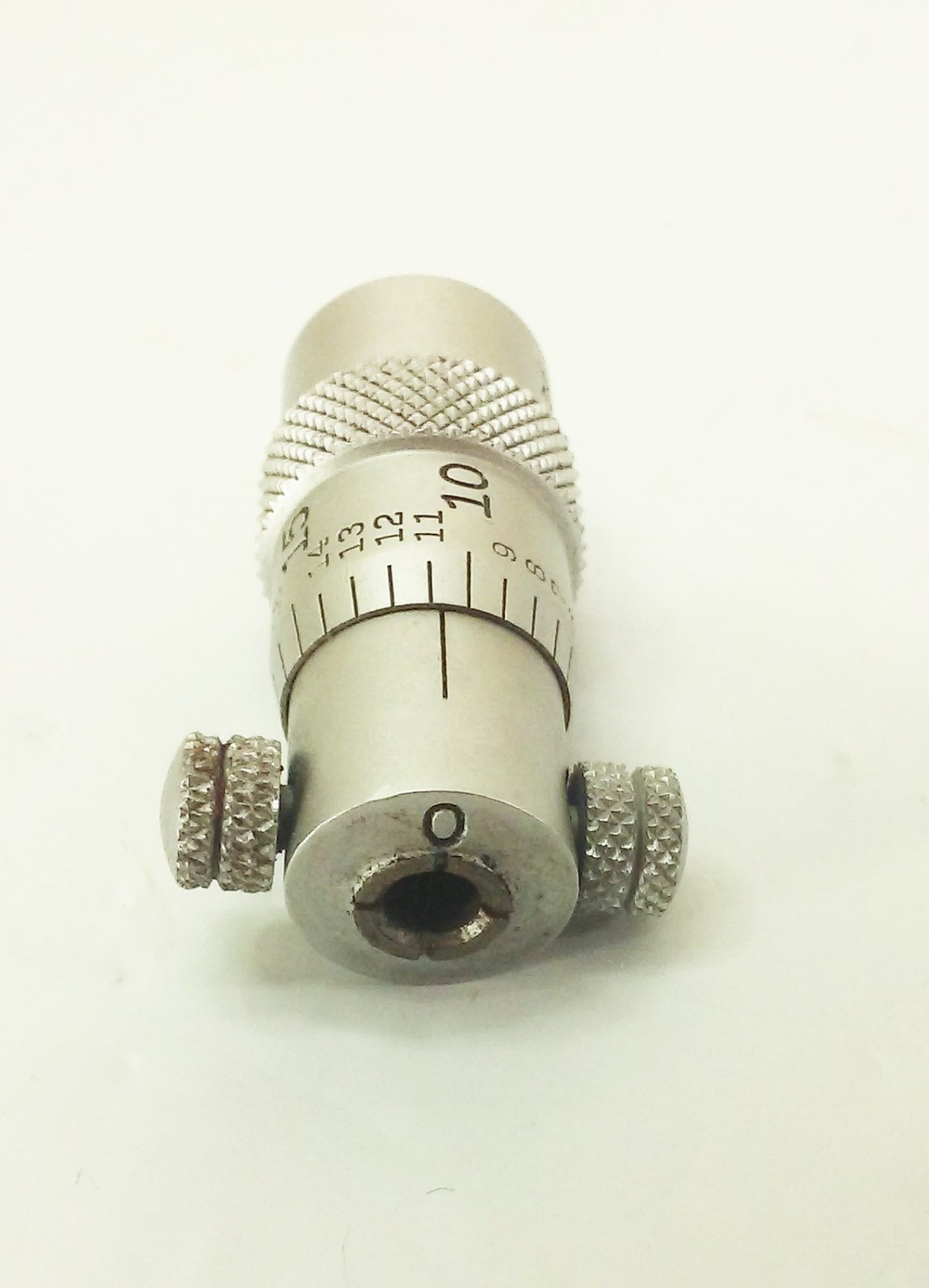 Vtg Starrett no.124 inside micrometer set in wood case 2"-12" machinist USA