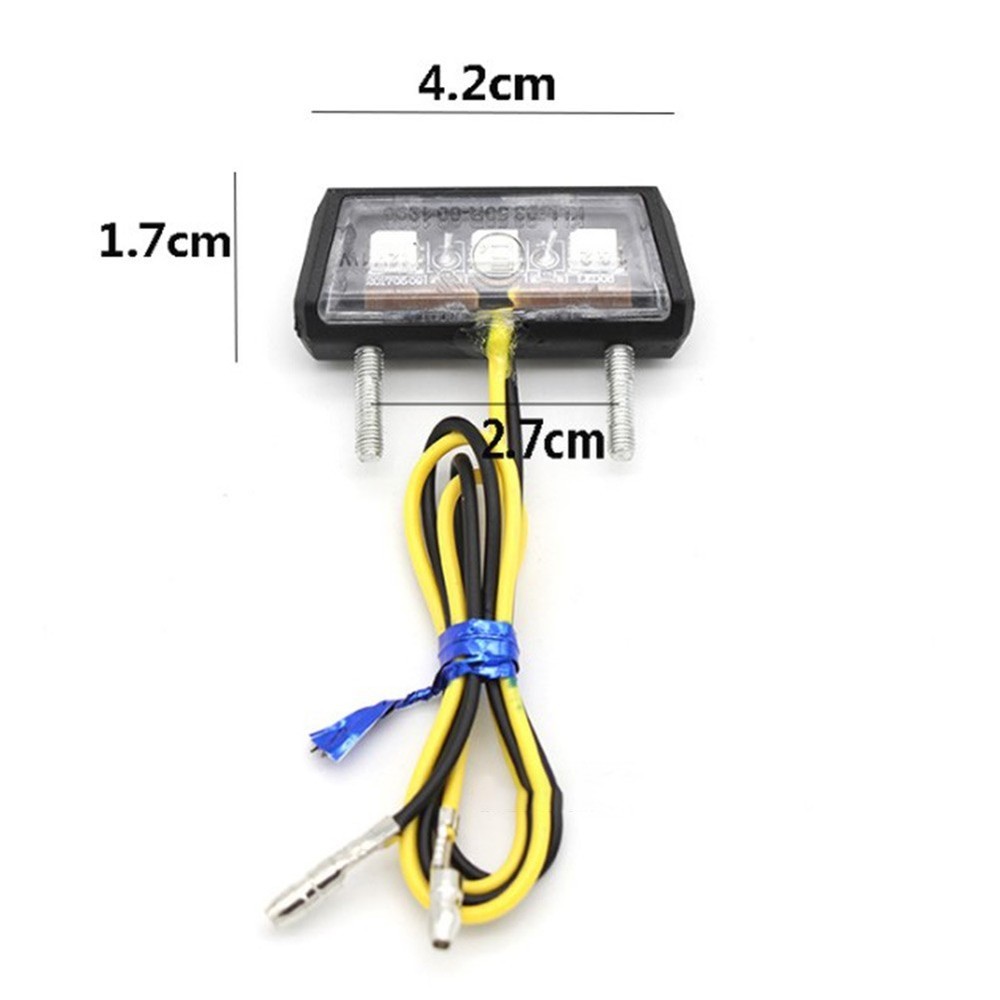 LED License Plate Light for Motorcycles Easy Installation and Longevity