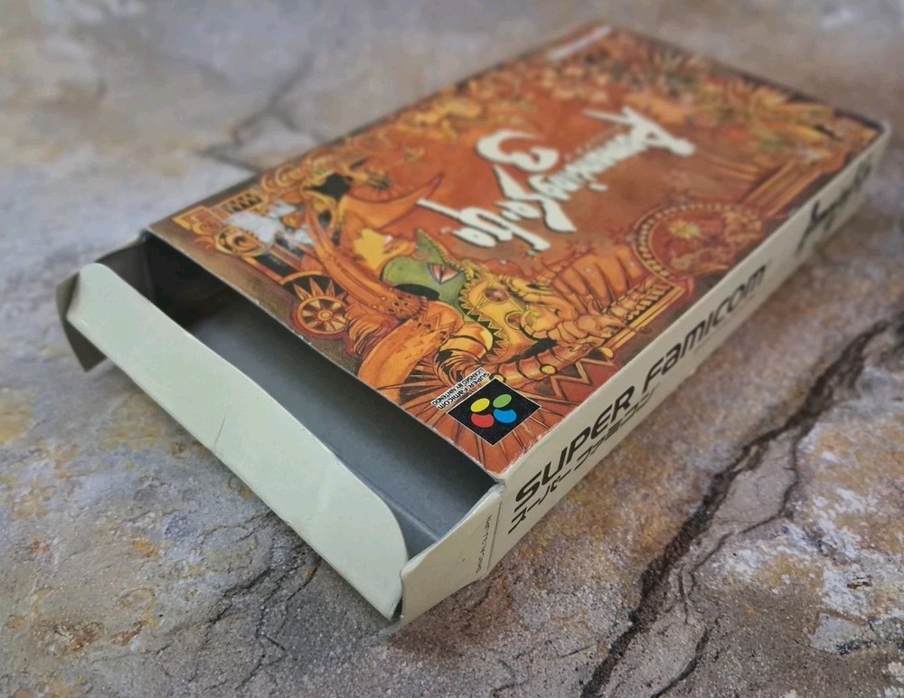 Romancing SaGa 3 Box + Inserts - Super Famicom **IMPORT, SEE DESC**