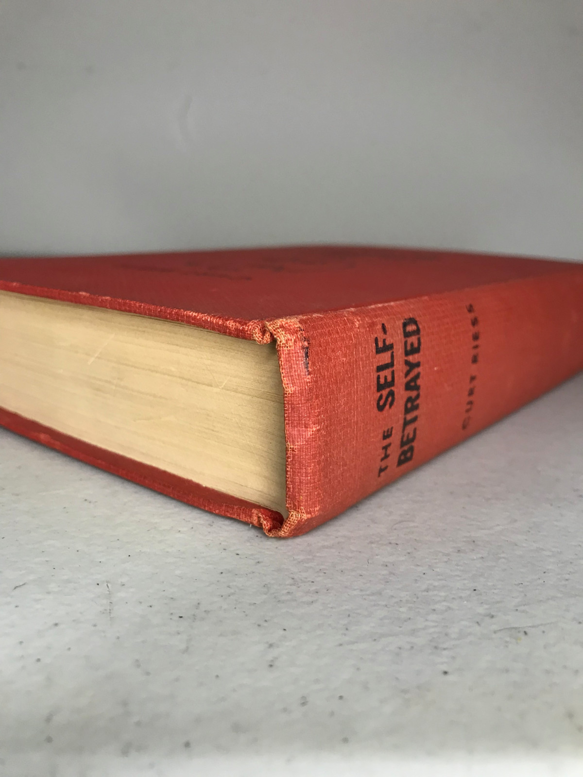 The Self-Betrayed 1942 Curt Riess HC Putnam WWII Europe History VG