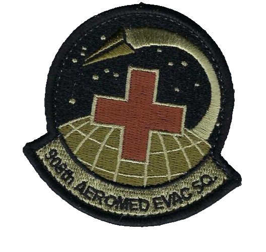 PATCH USAF 908TH AEROMED EVAC SQ AES                            B4-3