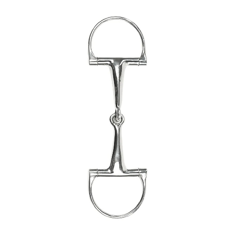 Equestrian Dee Ring Snaffle Horse Bit Stainless Steel Jointed