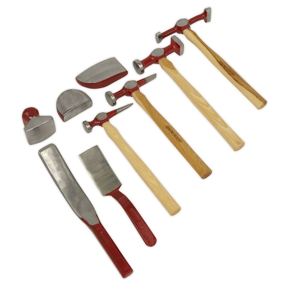 Sealey CB58 Panel Beating Set 9pc