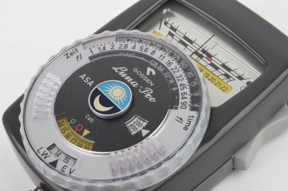 Gossen Luna Pro Incident or Reflected Light Meter, case, strap, clean!