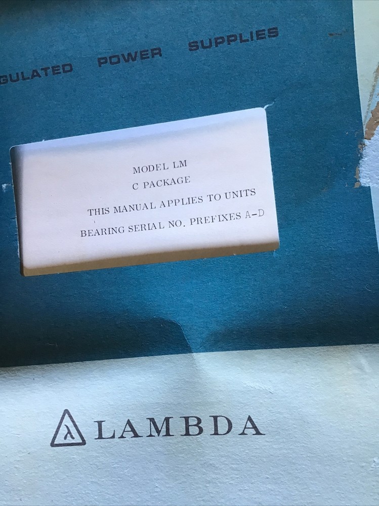 Lambda Power Supply LM C28