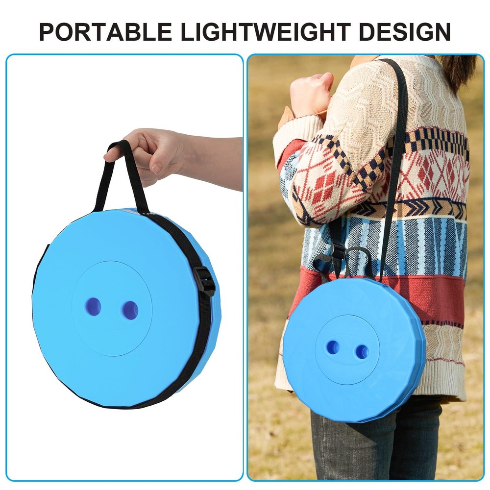 Upgraded Foldable Stool Thickened, Portable Collapsible Stool Retractable Sto...