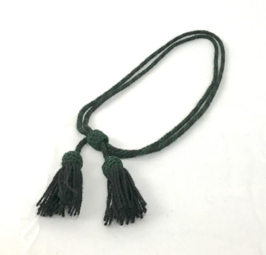 Green and Black Wool Hat Cord - Medical Service