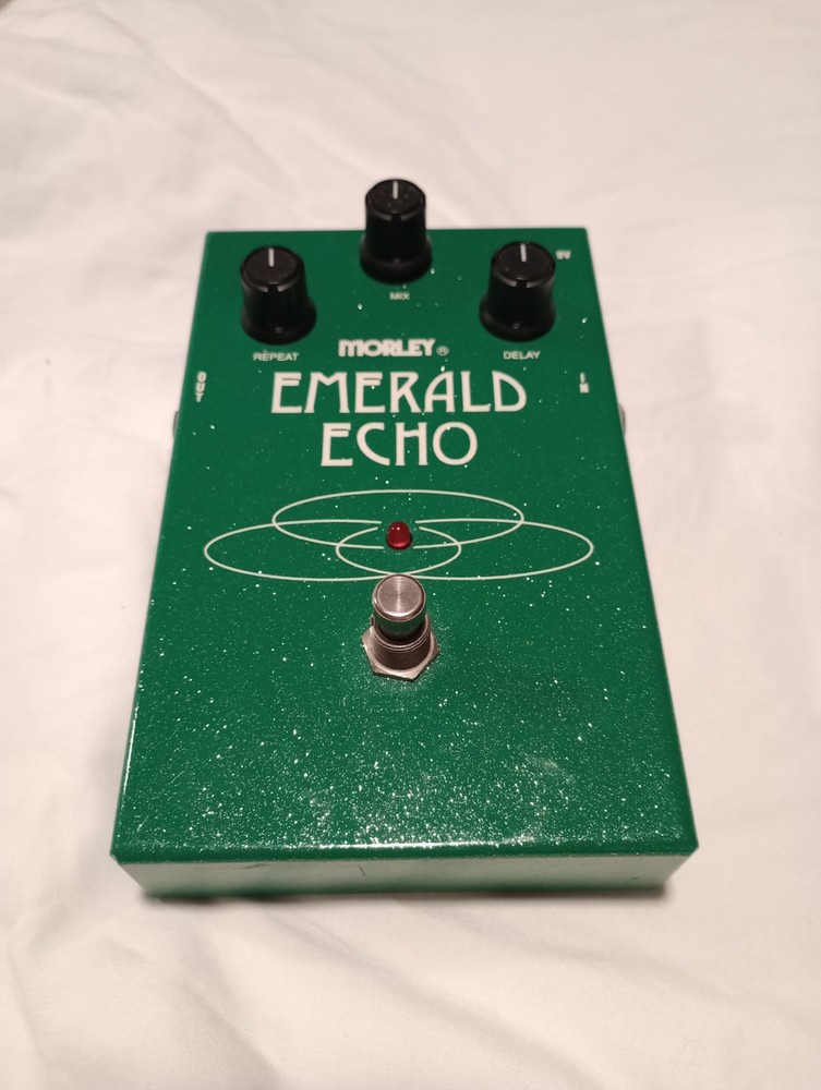 Morley Emerald Echo 1997 Vintage Analog Reverb Delay Effect Pedal