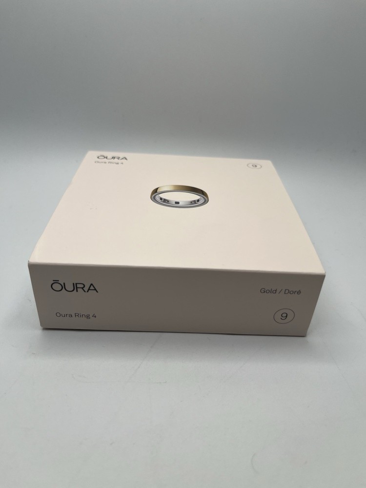 Oura Ring 4 - Smart Ring Activity Tracker - Size 9 - Gold