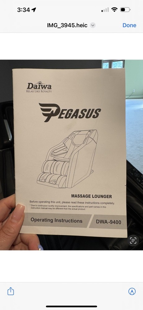 Excellent Condition Massage Chair