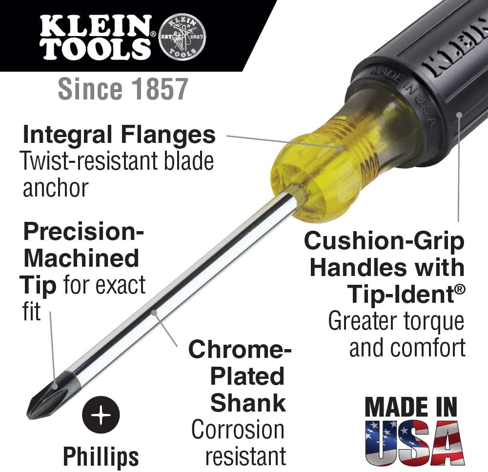 92906 Tool Set, Basic Tool Kit Has Klein Hand Tools for Apprentice or Home: Plie