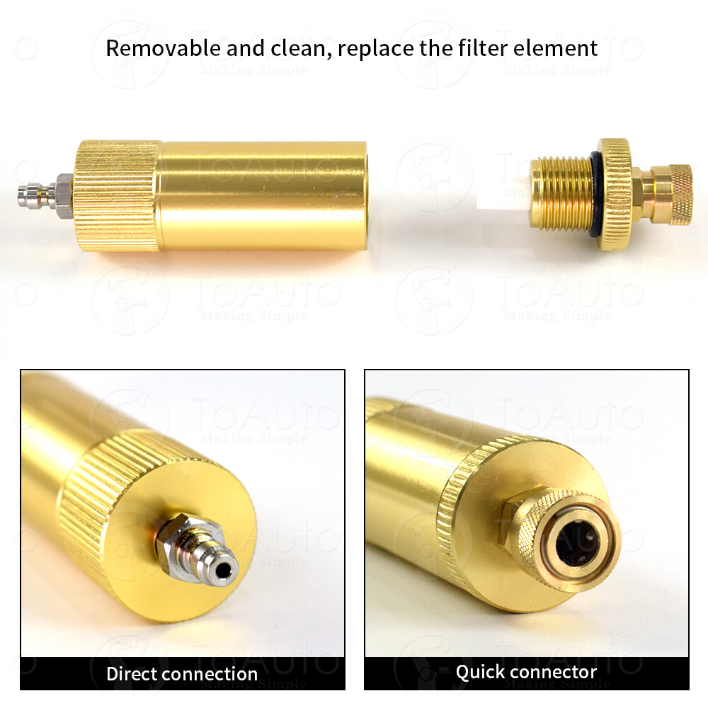 Air Filter Oil-water Separator for High Pressure PCP Air Hand Pump Compressor US