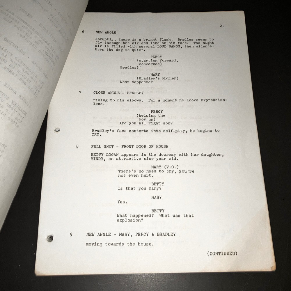 WILD OATS & INDIANS (Circa '70s) Stuart Raffill Unmade ANIMAL BREAKDOWN Script++