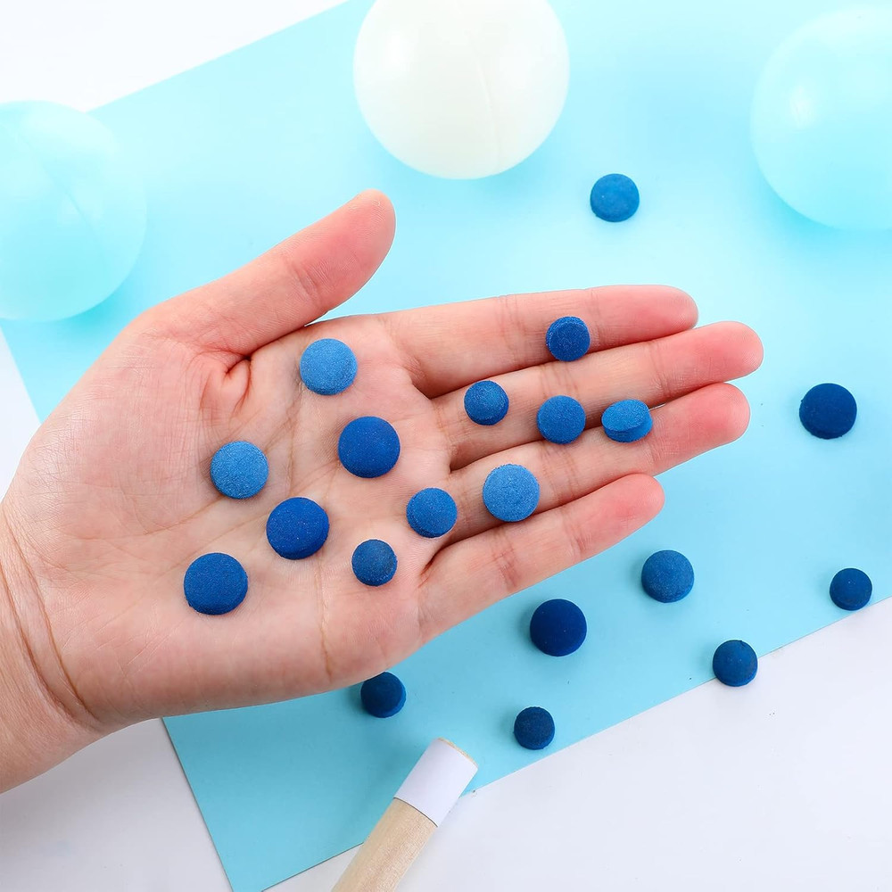 20 Pcs Billiard Pool Cue Tips Replacement Kit Pool Stick Tips with Storage Box f