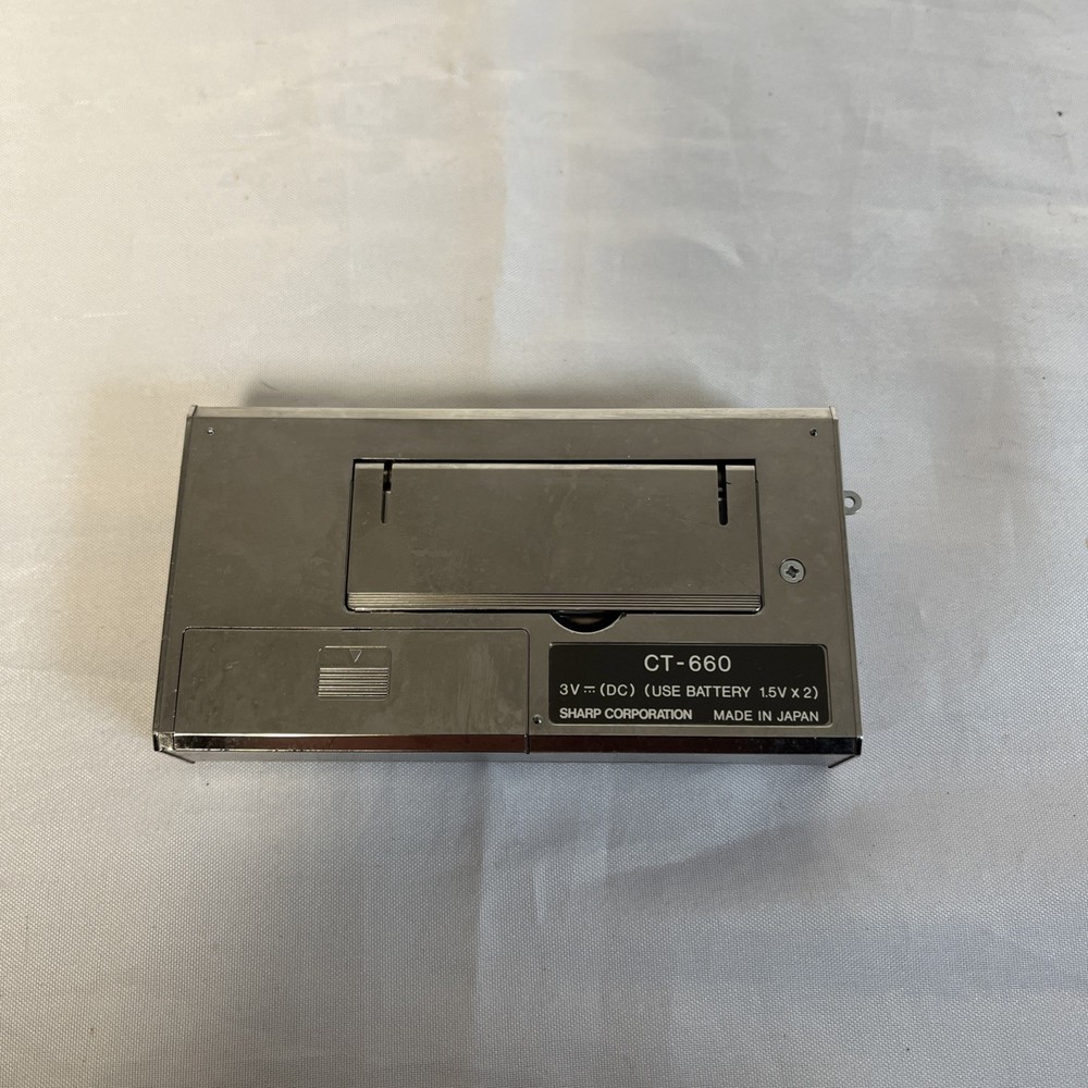 Sharp CT-660 ‘Talking Clock’ - Read Description (#37)