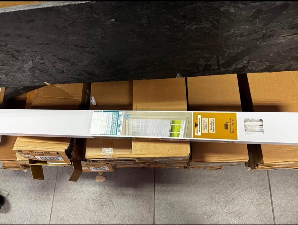 White Cordless Room Darkening Viny