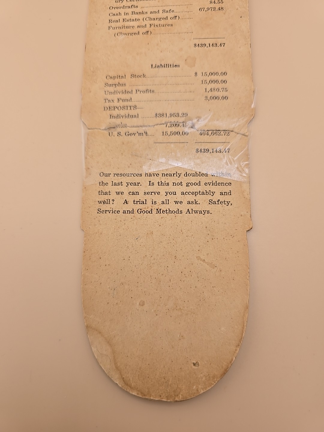 WWI Ephemera Victory War Advertising Bank Of Clarkson KY Loan Propaganda