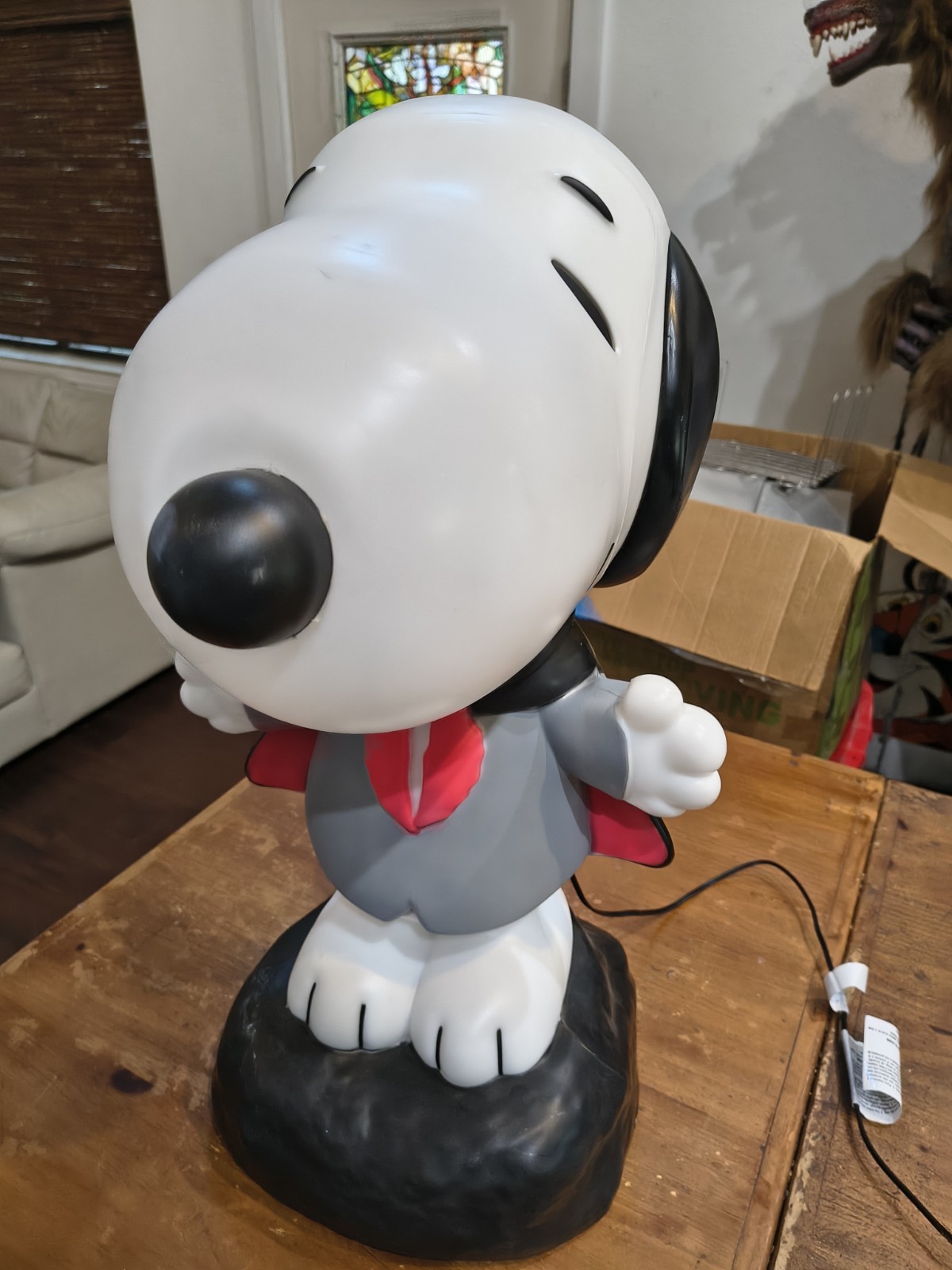 Snoopy Halloween Blow Mold Gemmy Vampire Peanuts Charles M. Schulz