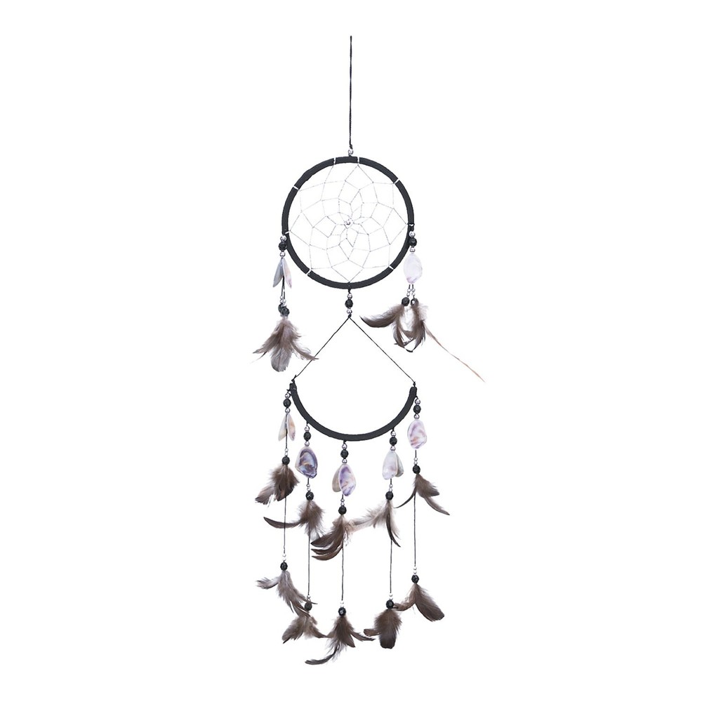 Black Dreamcatcher with Shell
