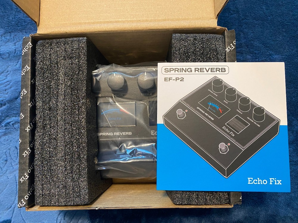 Echo Fix EF-P2 Spring Reverb - Guitar Effects Pedal