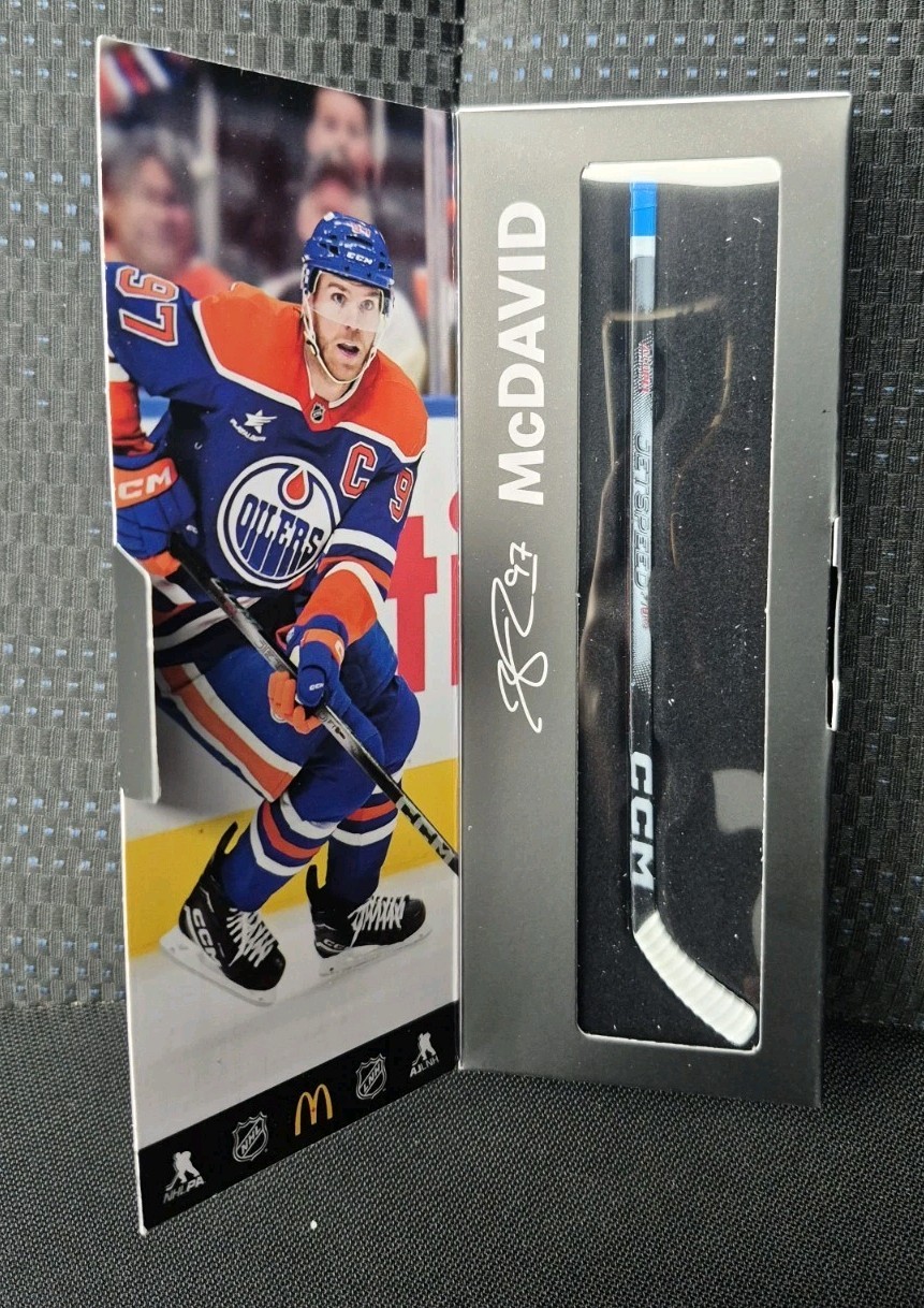 Connor McDavid McDonald's NHL Star Sticks 2025-2026 Canada Exclusive Mini