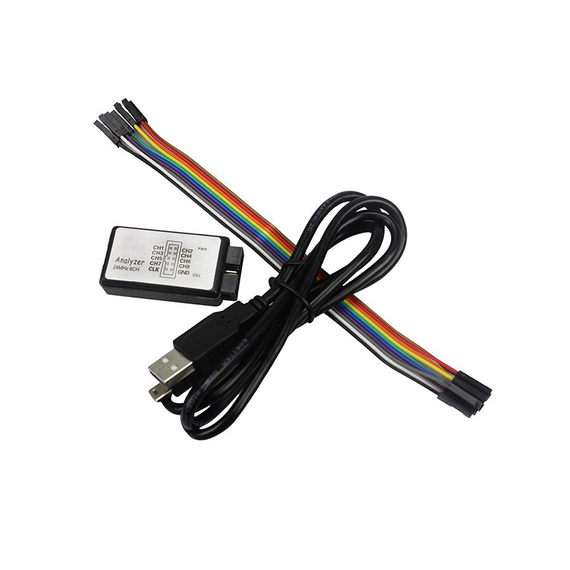Logic Analyzer Device Set USB Cable 24MHz 8CH 24MHz for ARM  Top 24M 1.5V-5.5V