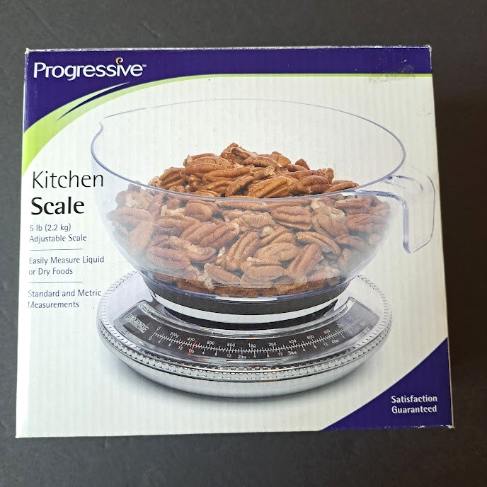 Progressive Kitchen Scale 5 lb Adjustable Standard & Metric Measurements