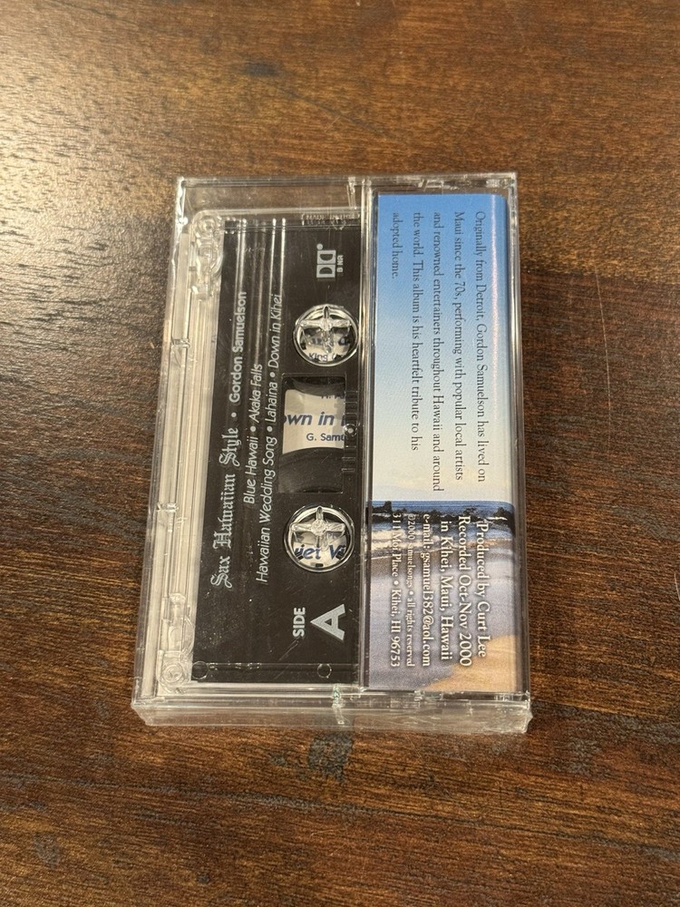 Sax Hawaiian Style Gordon Samuelson Cassette Tape BRAND NEW