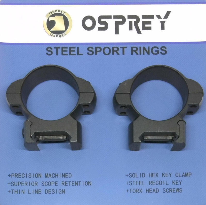 Osprey Global Steel 30mm Scope Rings Medium