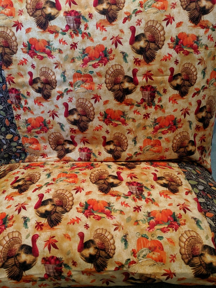 Turkey pattern 100% new Cotton handmade Pillowcase one pair