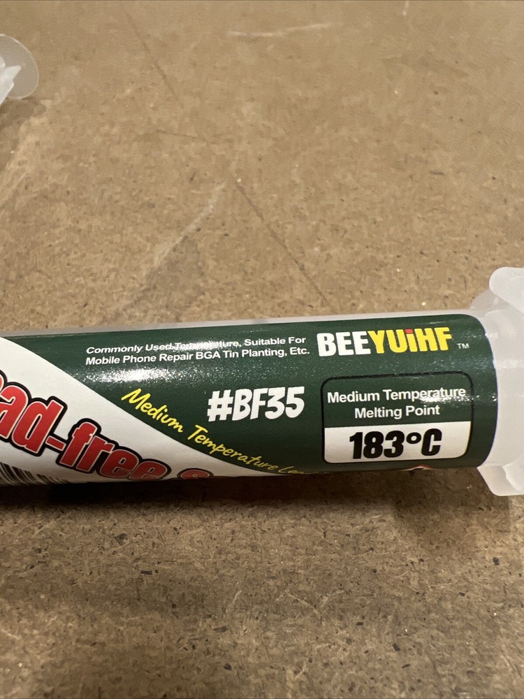 Leadfree soldering paste