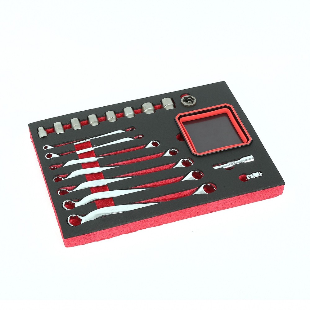 Nut & Bolt Extractor Set 6 - 17 mm Offset Wrenches and 10 - 19 mm Sockets Set