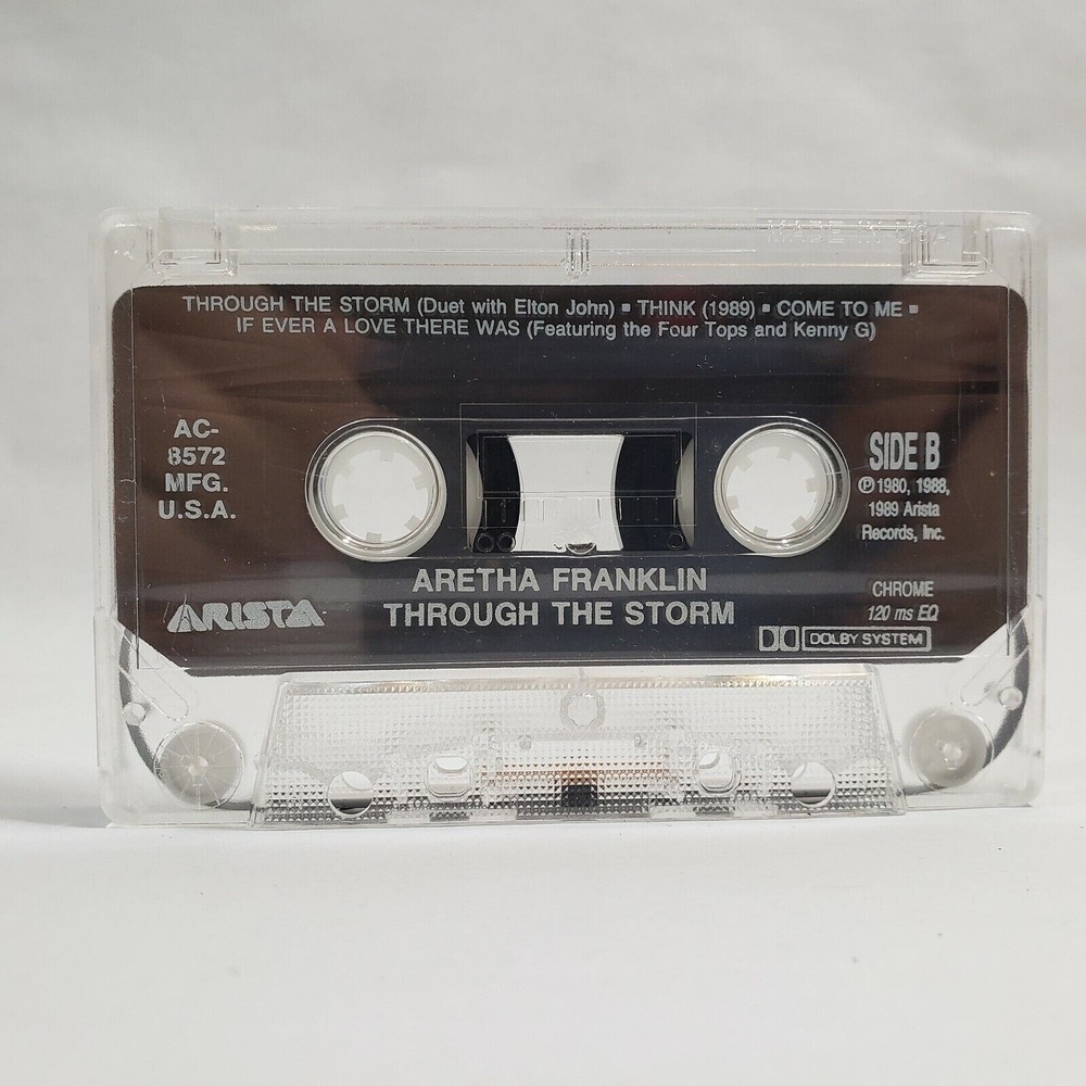 Aretha Franklin Through the Storm Cassette