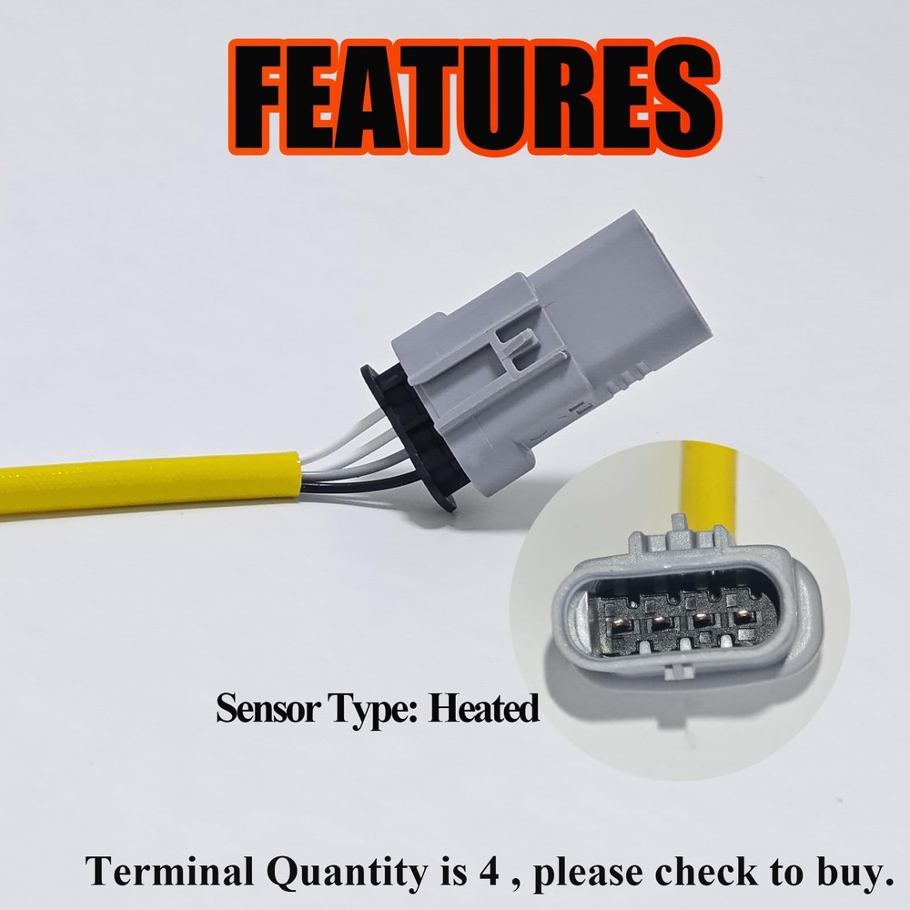 Oxygen O2 Sensor (4PCS Set) - Upstream & Downstream for Buick Enclave, Cadill...