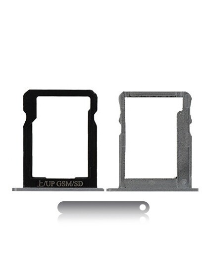 Replacement Sim Card + SD Card Tray Compatible For Huawei P7 (White)