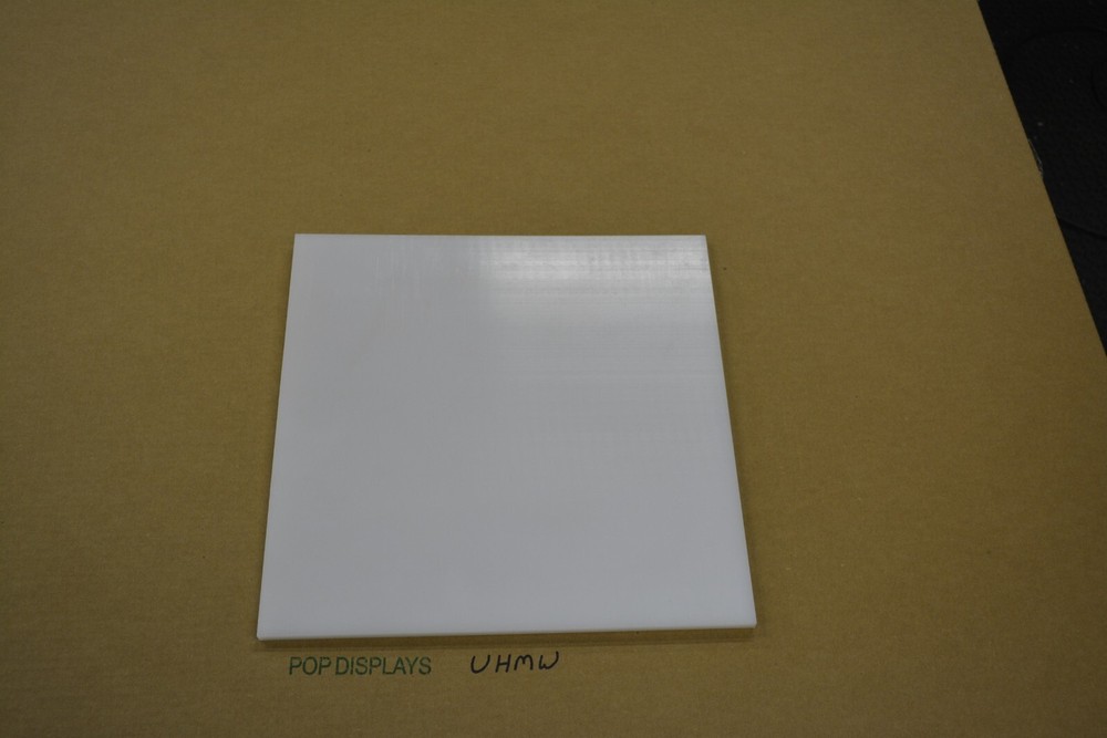 UHMW Polyethylene Plastic Sheet 1/4" x  47" x 3"