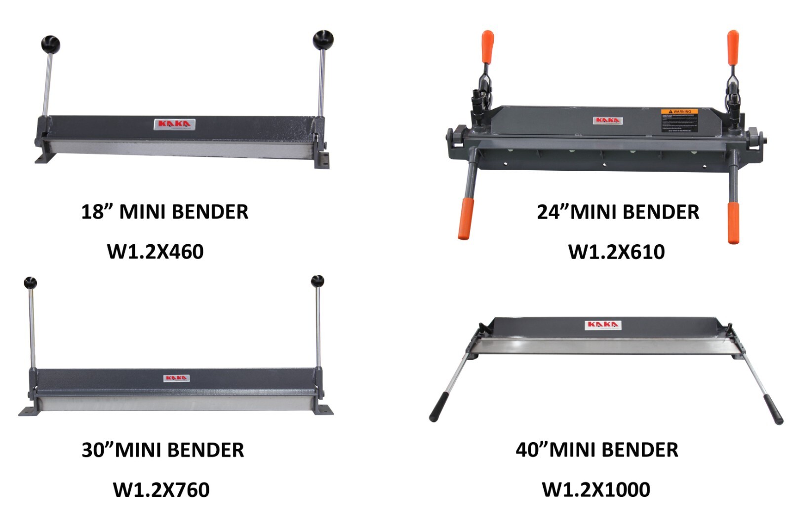 KAKA INDUSTRIAL W-1818, 18-Inch Mini Sheet Metal Bending Brake