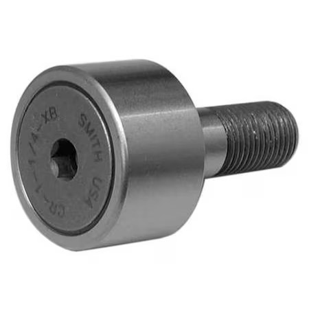 Smith Bearing Cr-1/2-B Cam Follower, Stud, Hex Socket, Unsealed