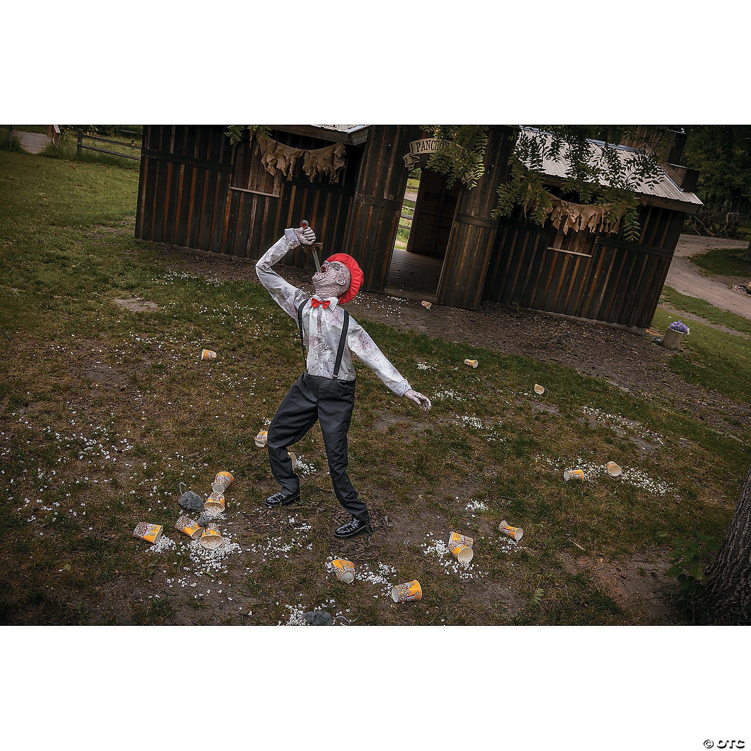 Life Size 72" Animated Sword Swallower Freak Show Halloween Animatronic Prop