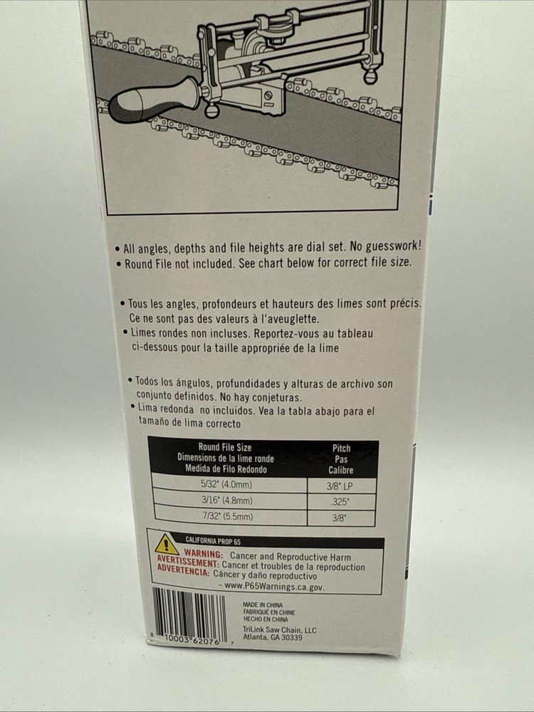 BAR MOUNTED CHAINSAW SHARPENER TriLink BMS2000TK New!