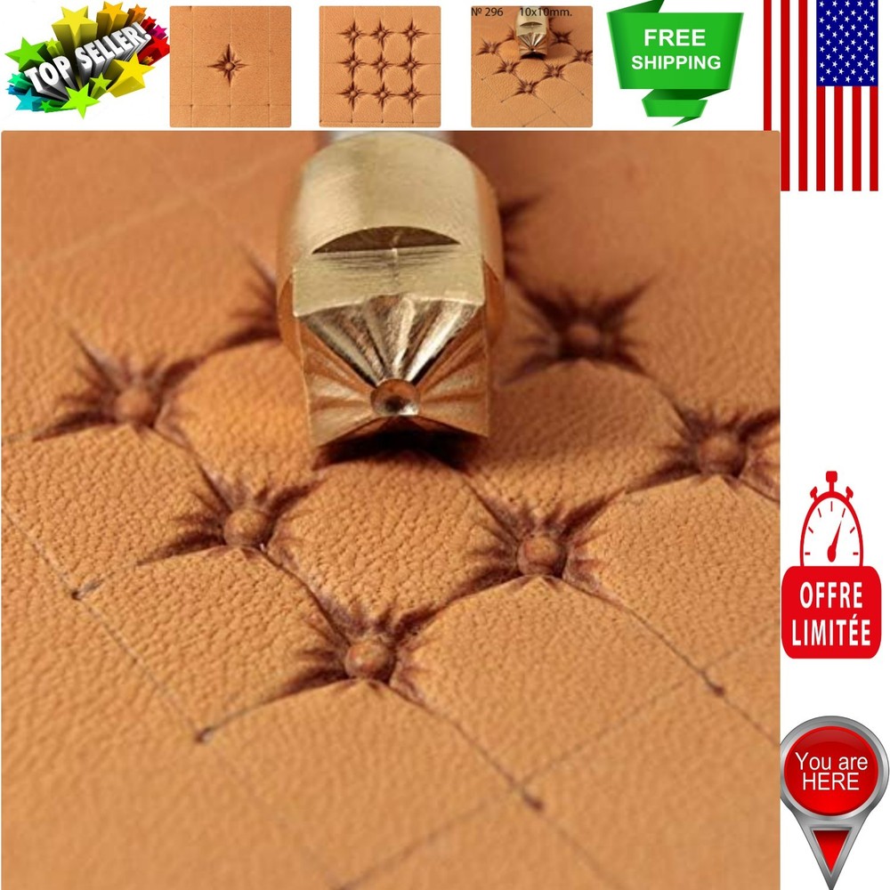 Durable Sofa Leather Stamp Tool - Ideal for Customizing Wallets, Belts & More